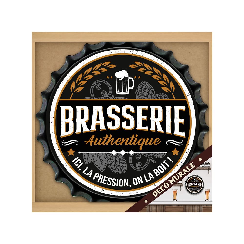 Deco murale capsules "brasserie"