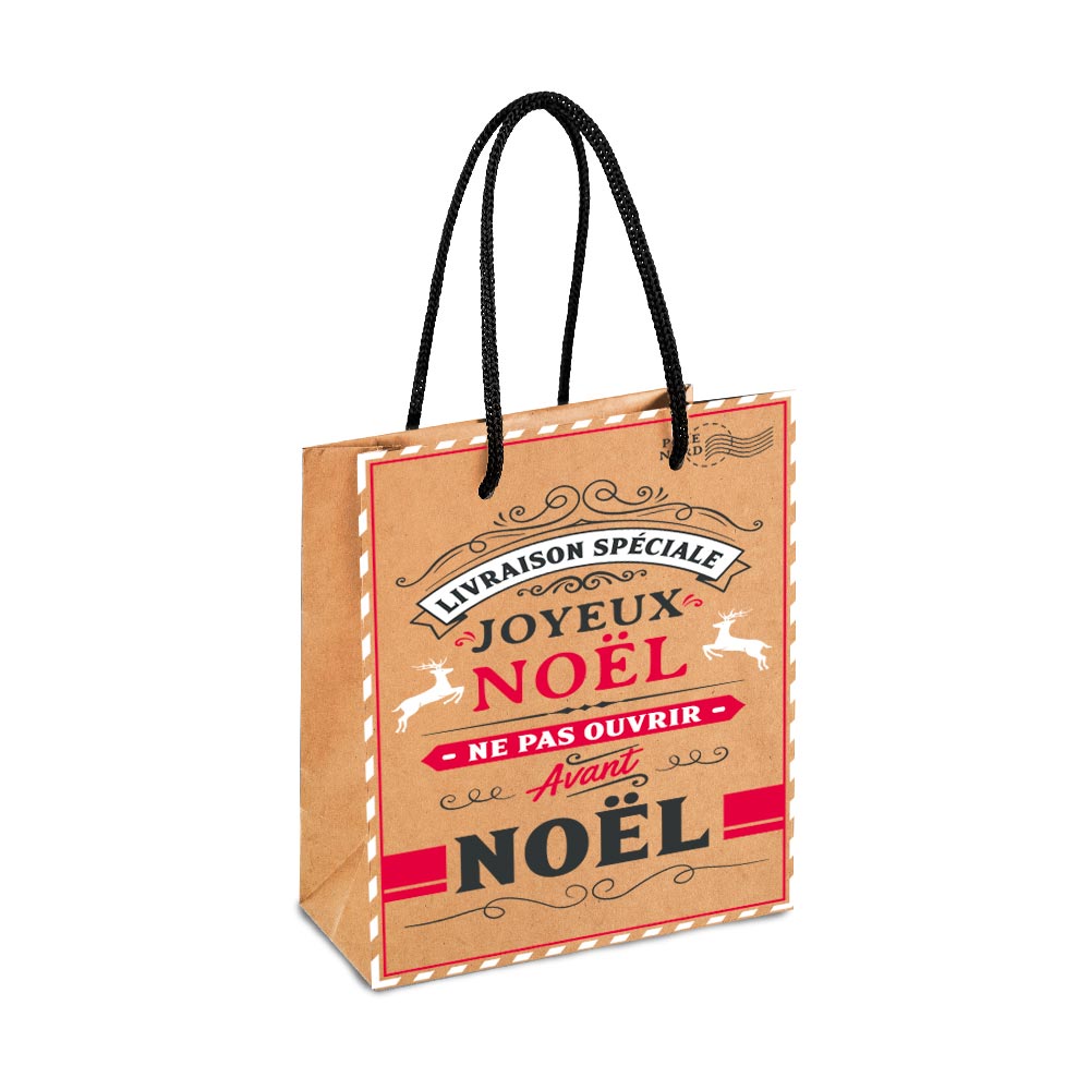 Pochette noel mm kraft