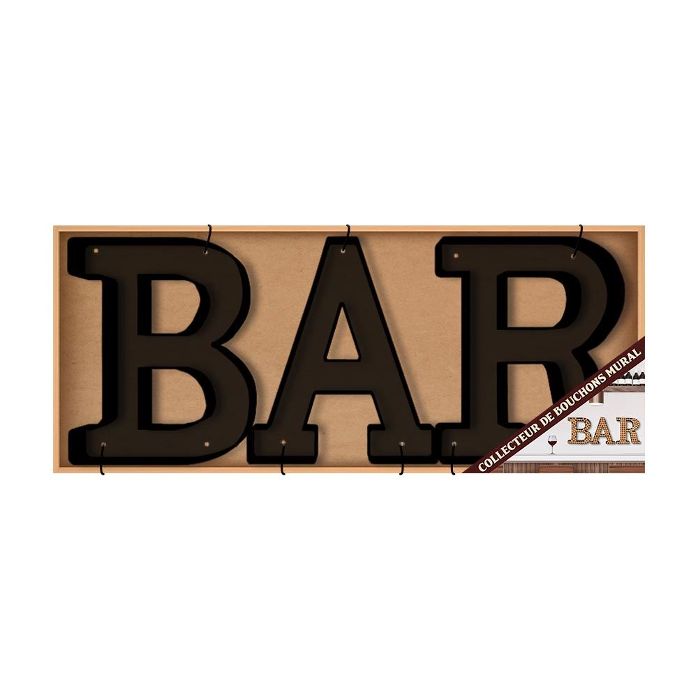 Deco murale "bar" collecteur