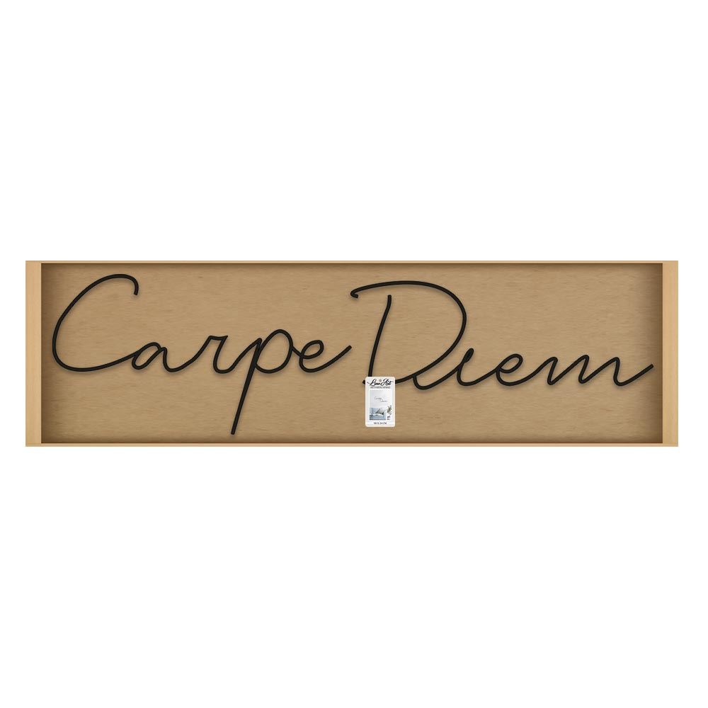 Deco metal "carpe diem"