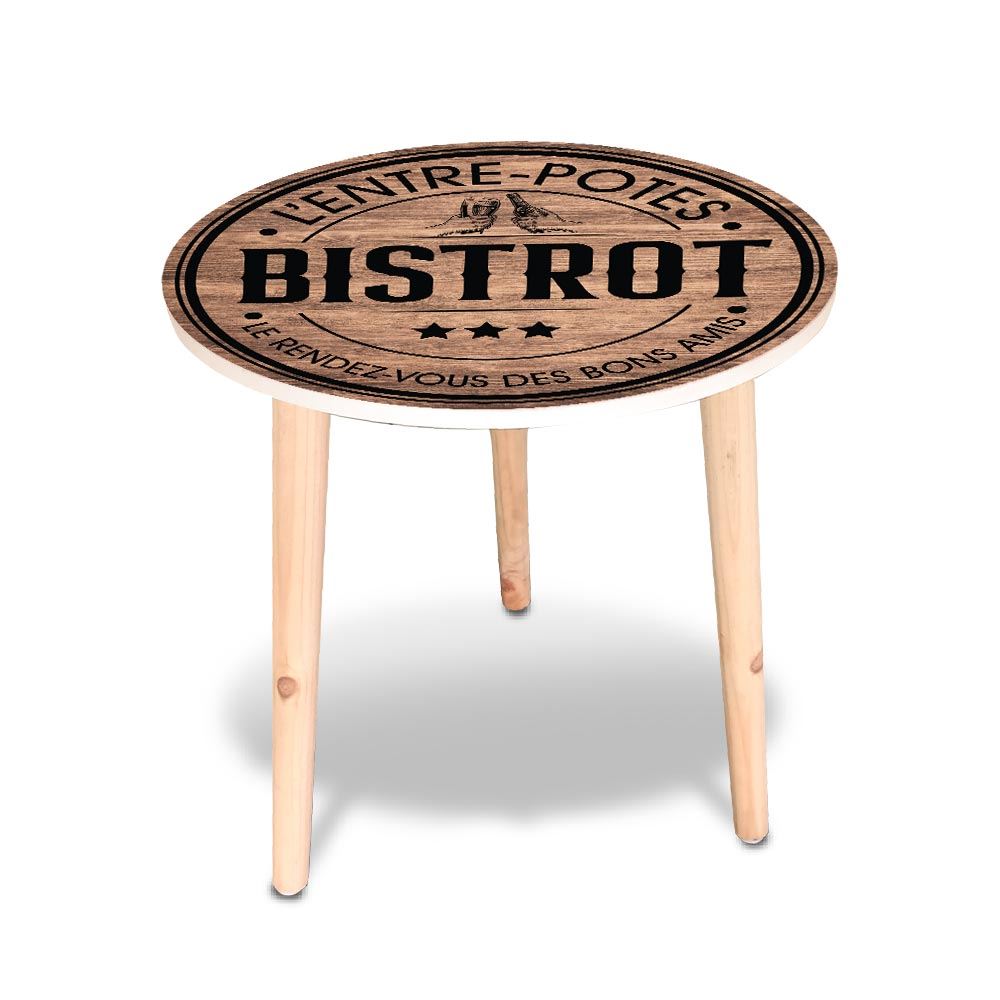 Table d appoint "bistrot"