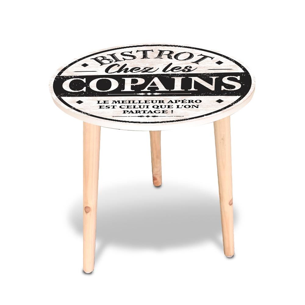 Table d appoint "chez les copains"