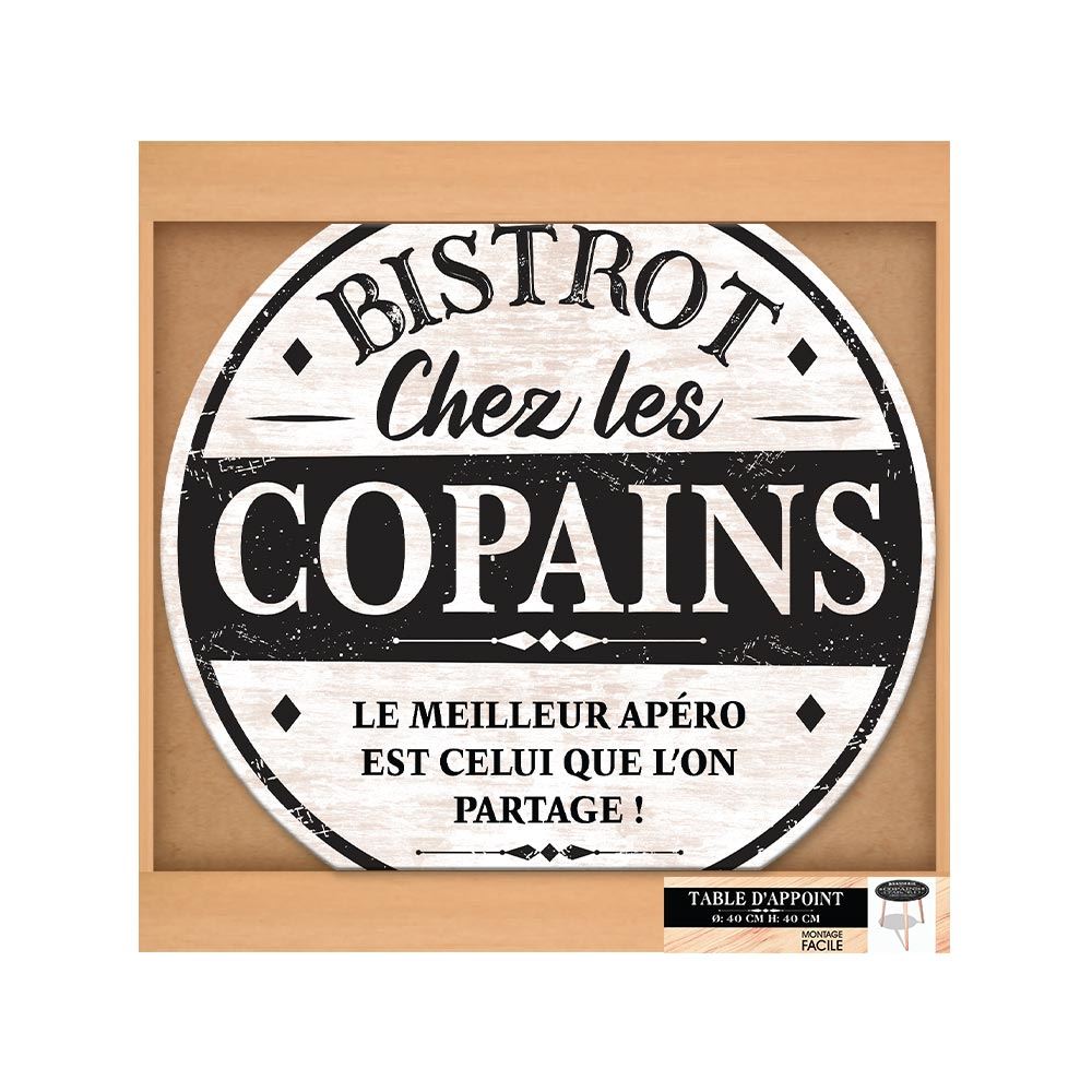 Table d appoint "chez les copains"