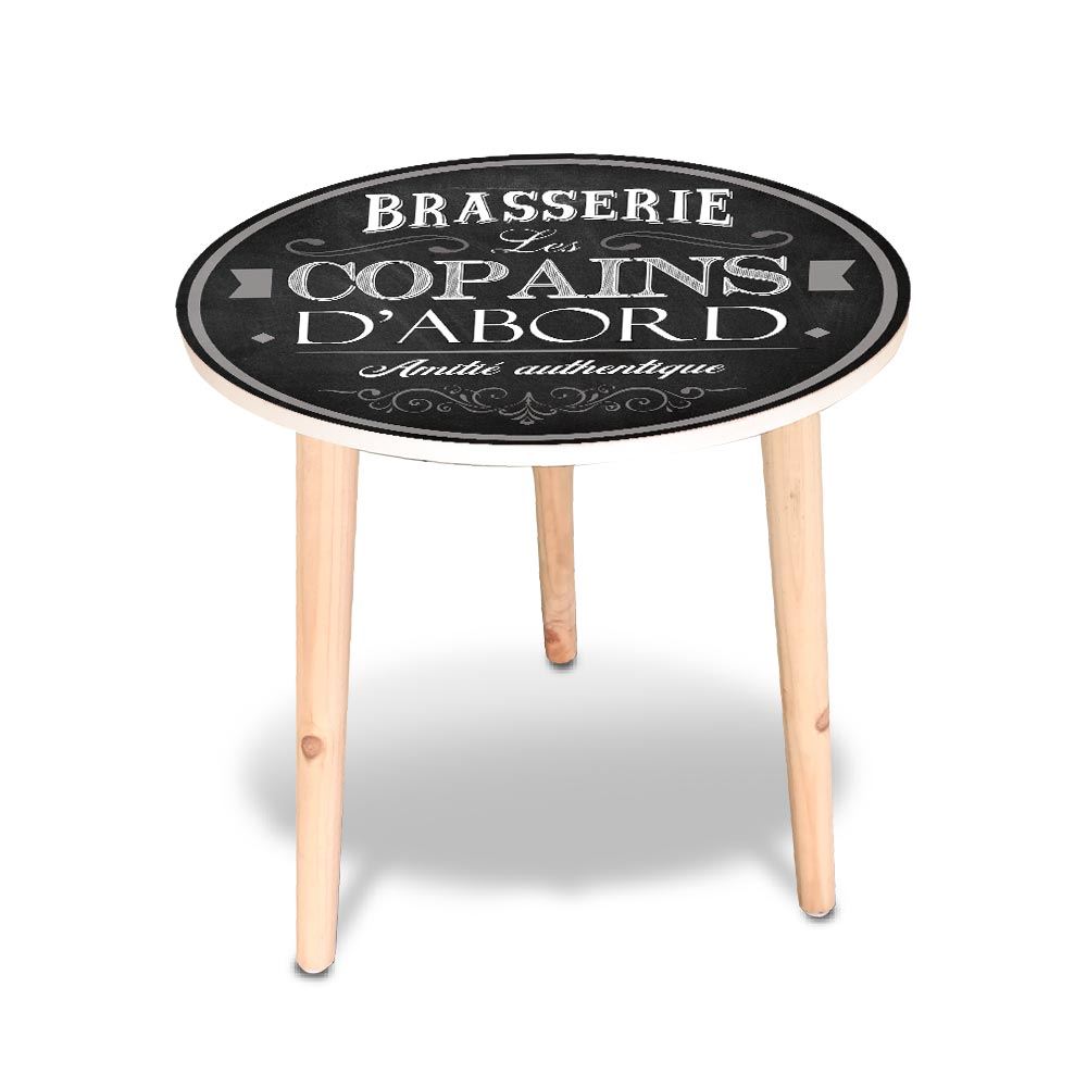 Table d appoint "les copains d abord"