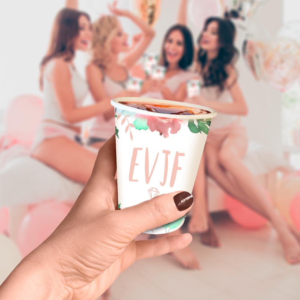 Pack 6 gobelets evjf