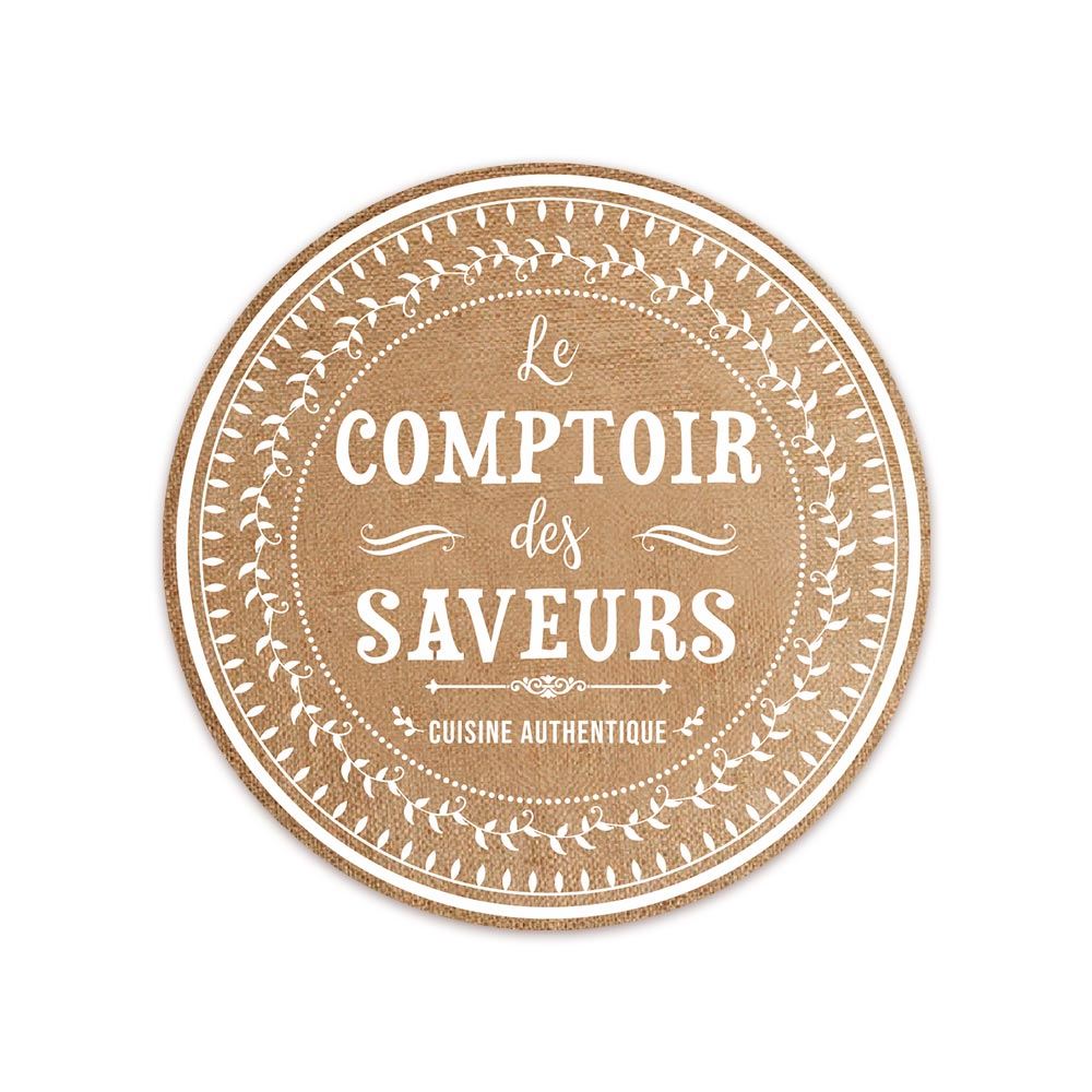 Set de table rond "saveurs"