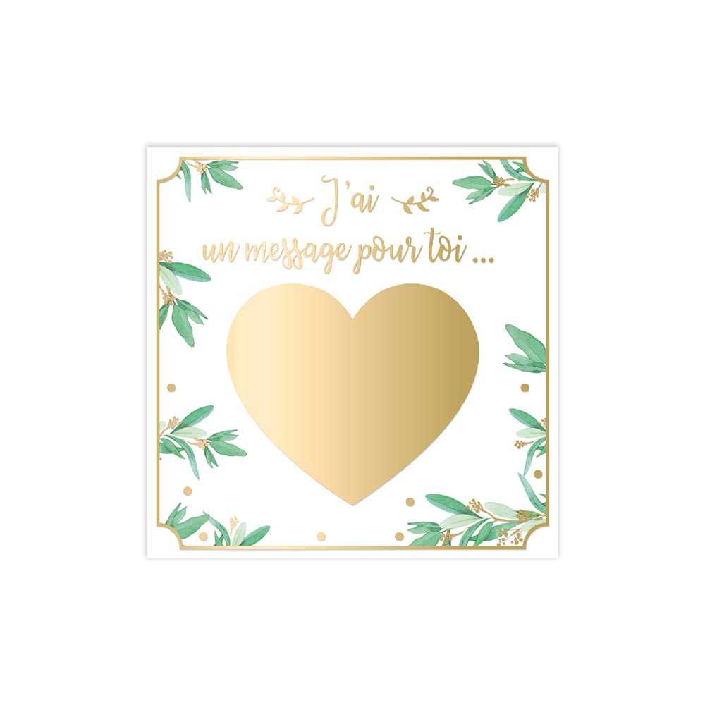 Pack 4 cartes annonces temoins