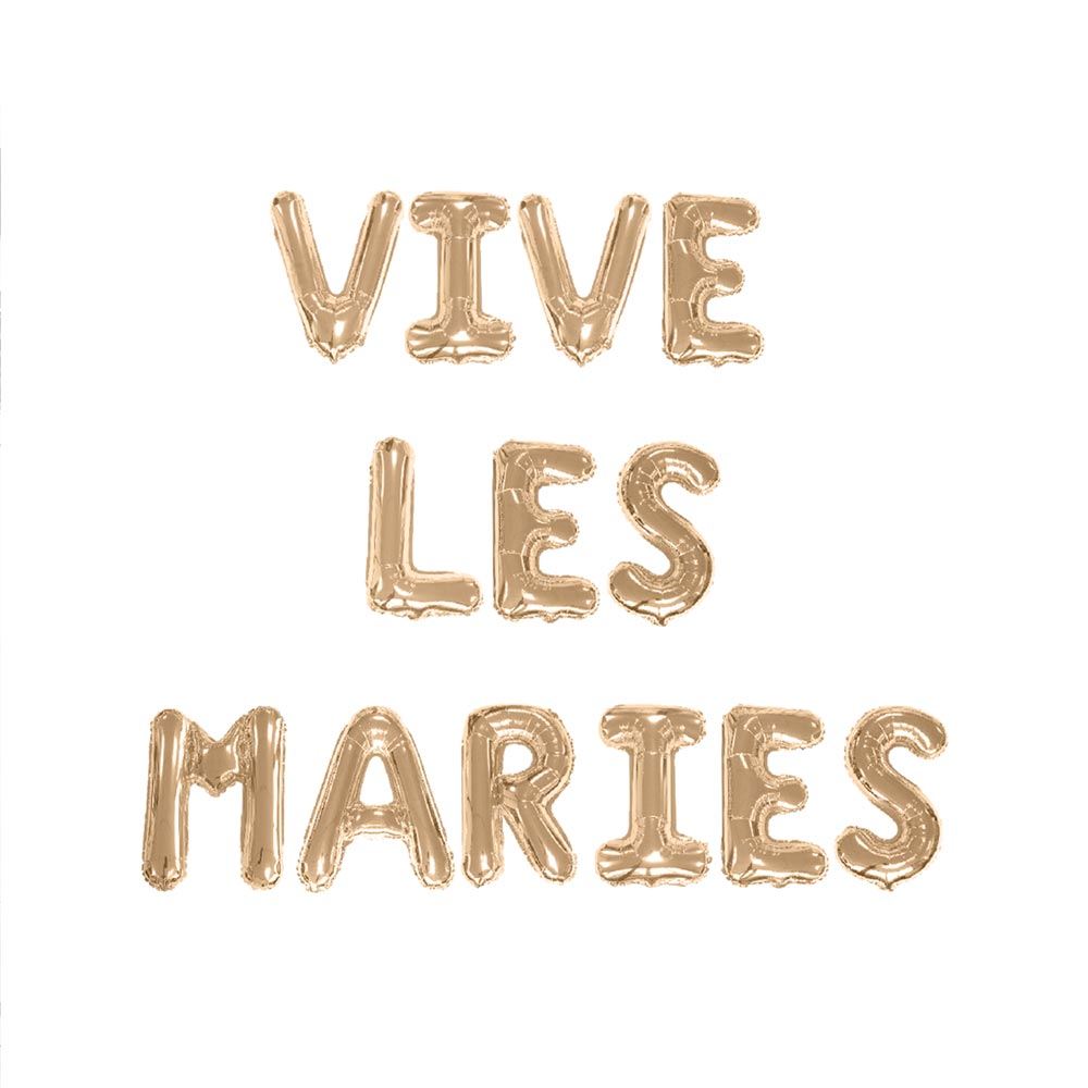 Guirlande ballon "vive les maries"