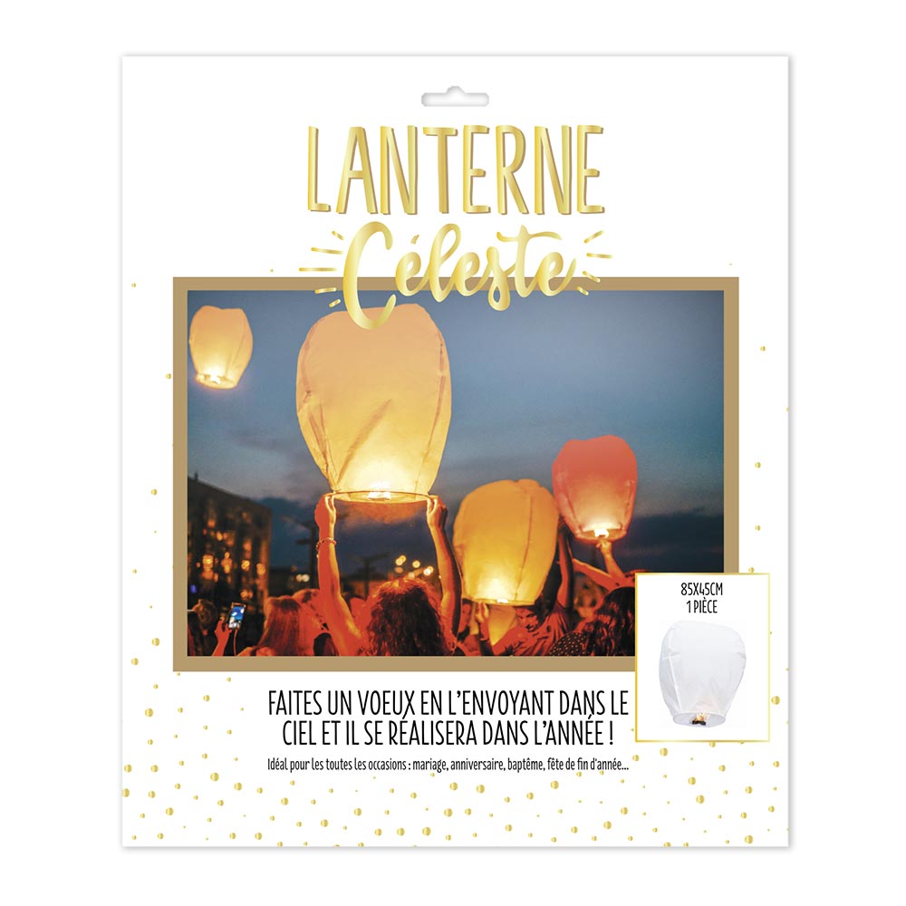 Lanterne celeste mariage