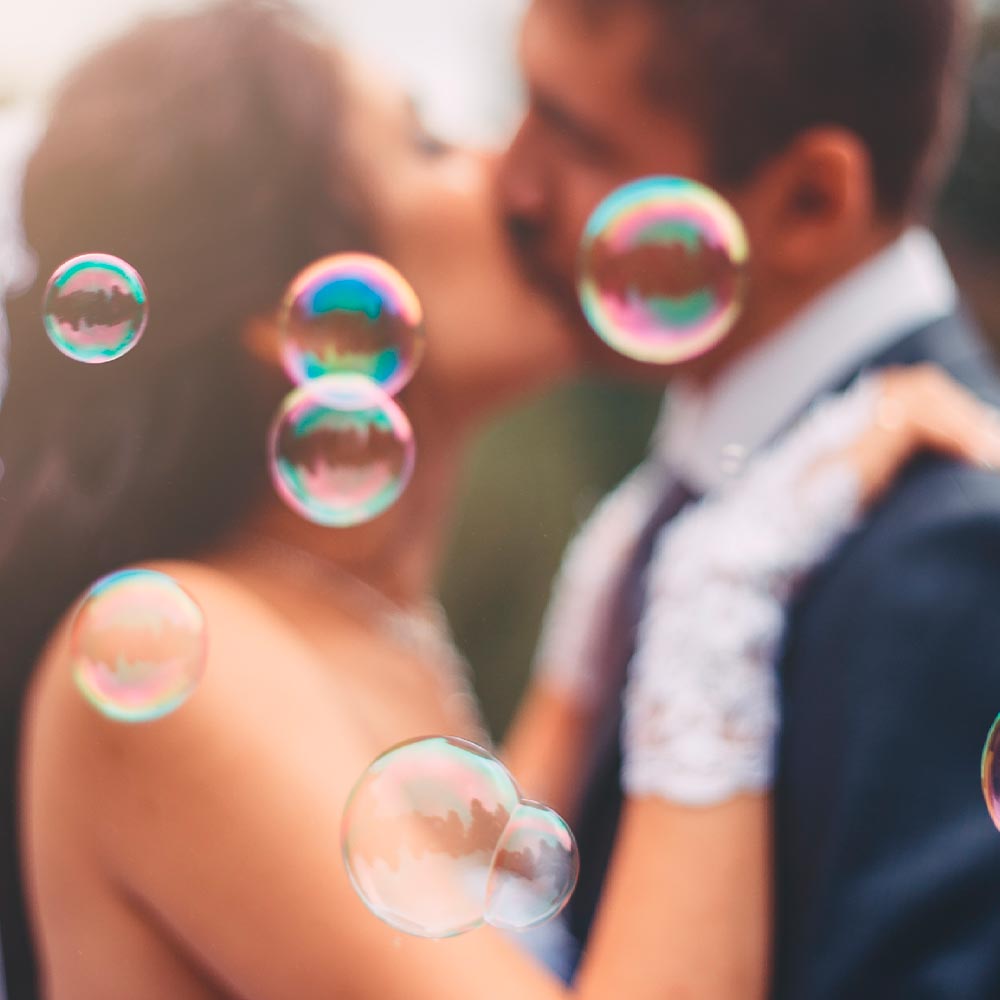 Pack 2 bouteilles bulles mariage