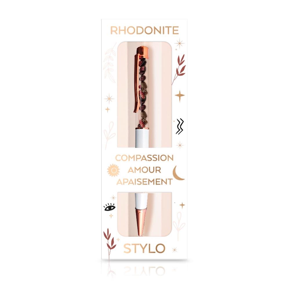 Stylo vertus rhodonite