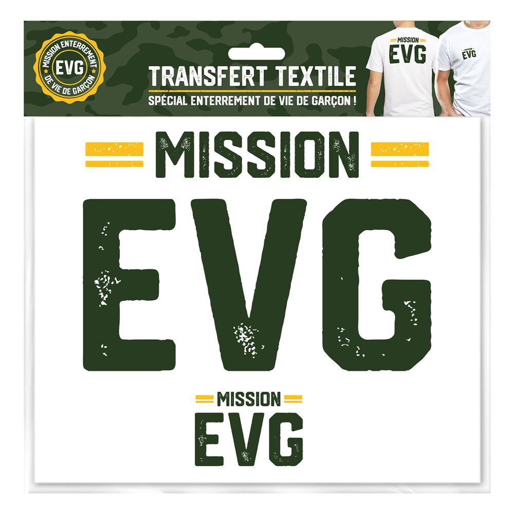 Transfert textile "mission evg"