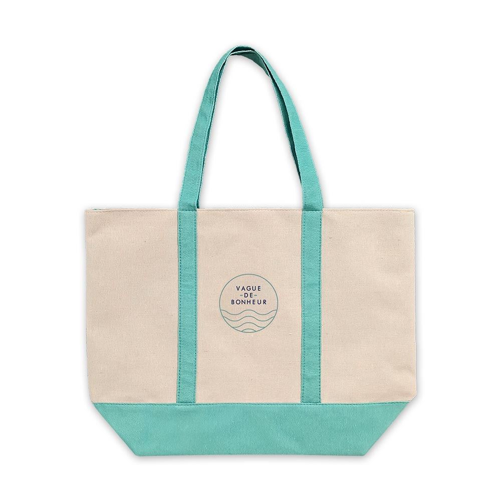 Sac cabas "vague de bonheur"