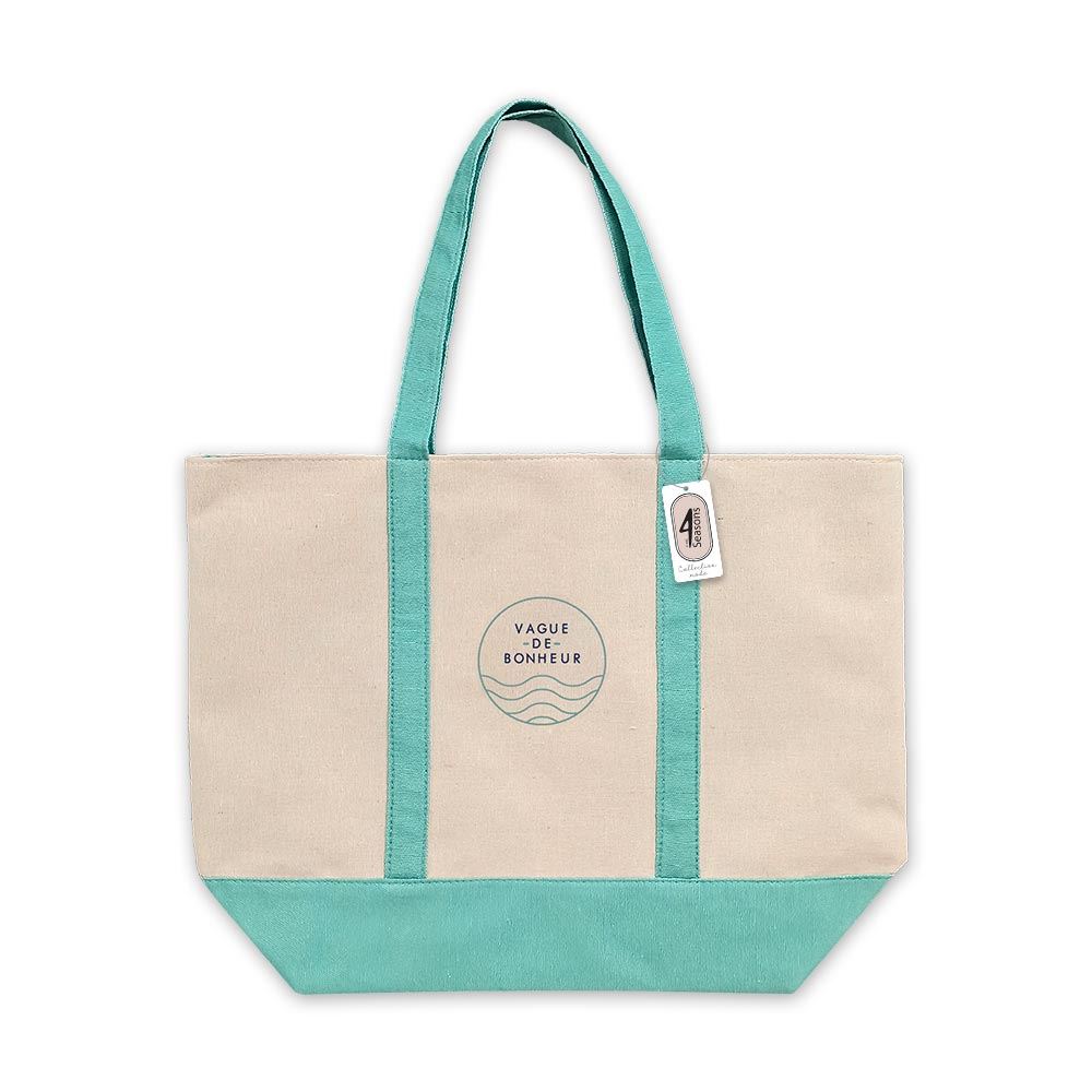 Sac cabas "vague de bonheur"