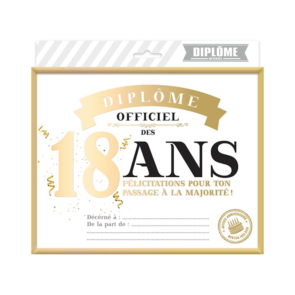 Rubrique Joyeux Anniversaire 18 Ans