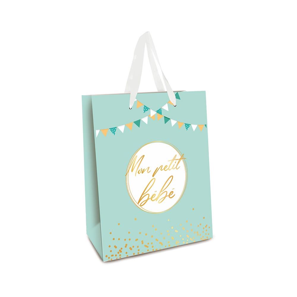 Pochette pm baby shower garcon