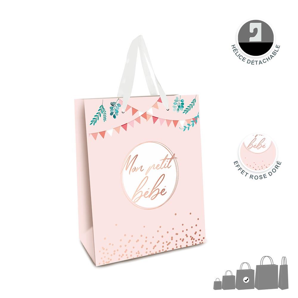 Pochette mm baby shower fille