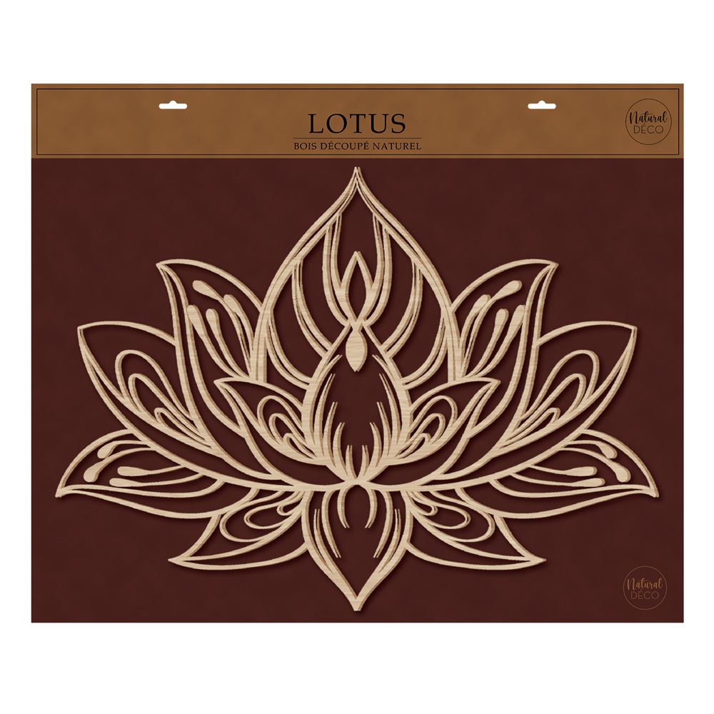 Lotus deco bois