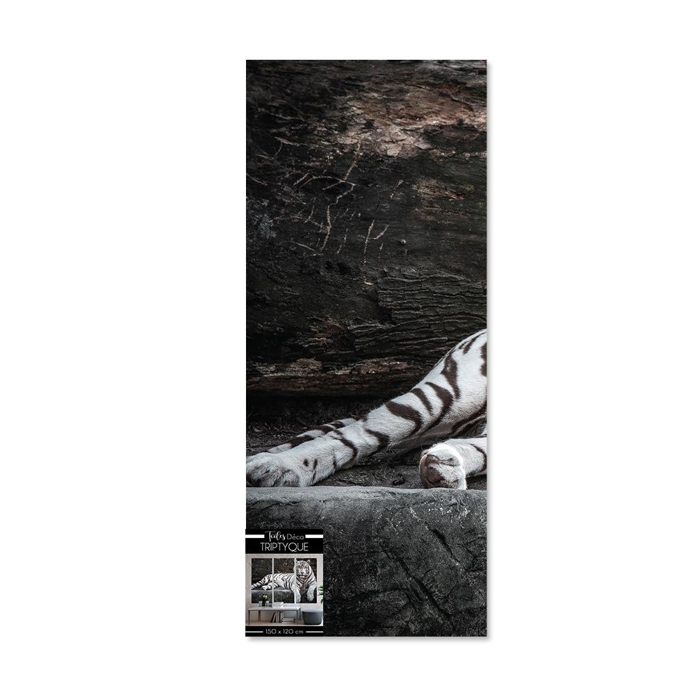 Toiles triptyques tigre 150x120 cm