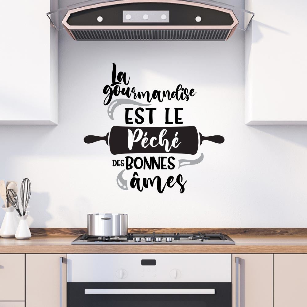 Sticker gm "la gourmandise..."