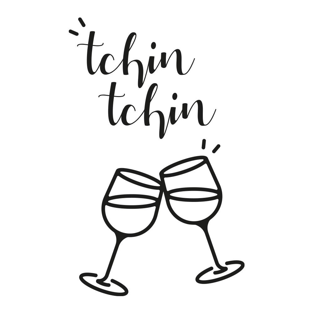 Sticker gm "tchin tchin"