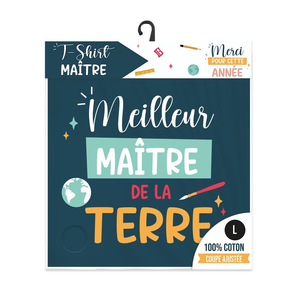 T shirt "meilleur maitre" l