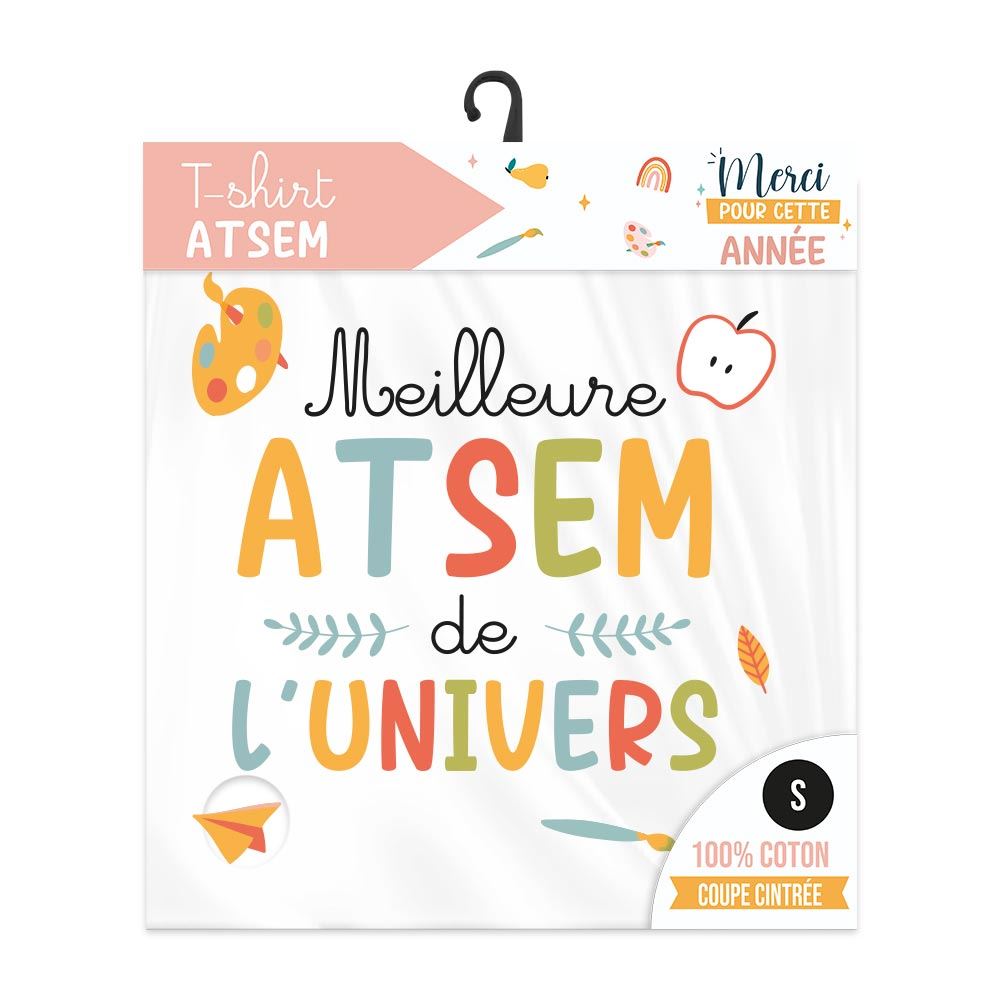T shirt "meilleure atsem" s
