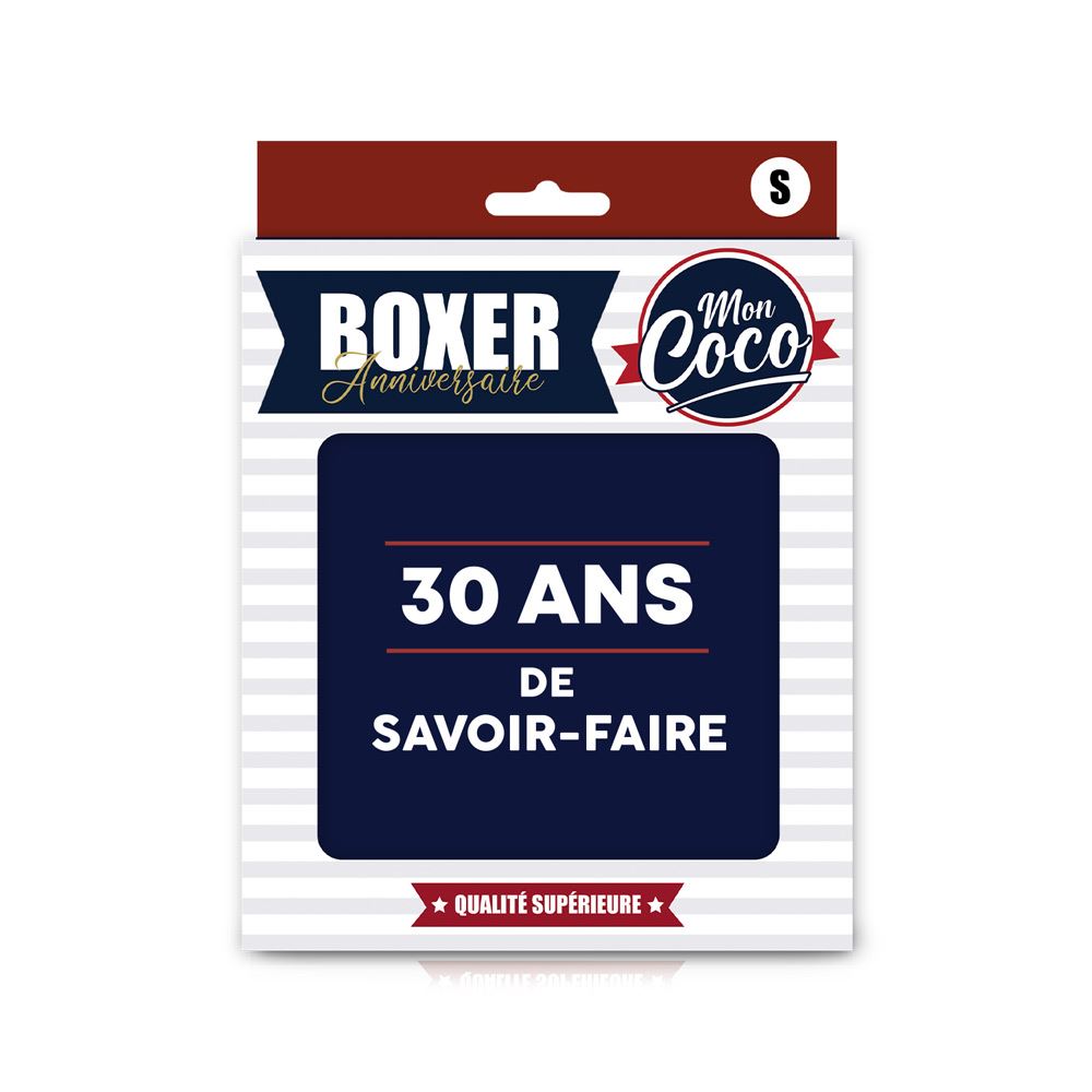 Boxer "30ans de savoir-faire" s