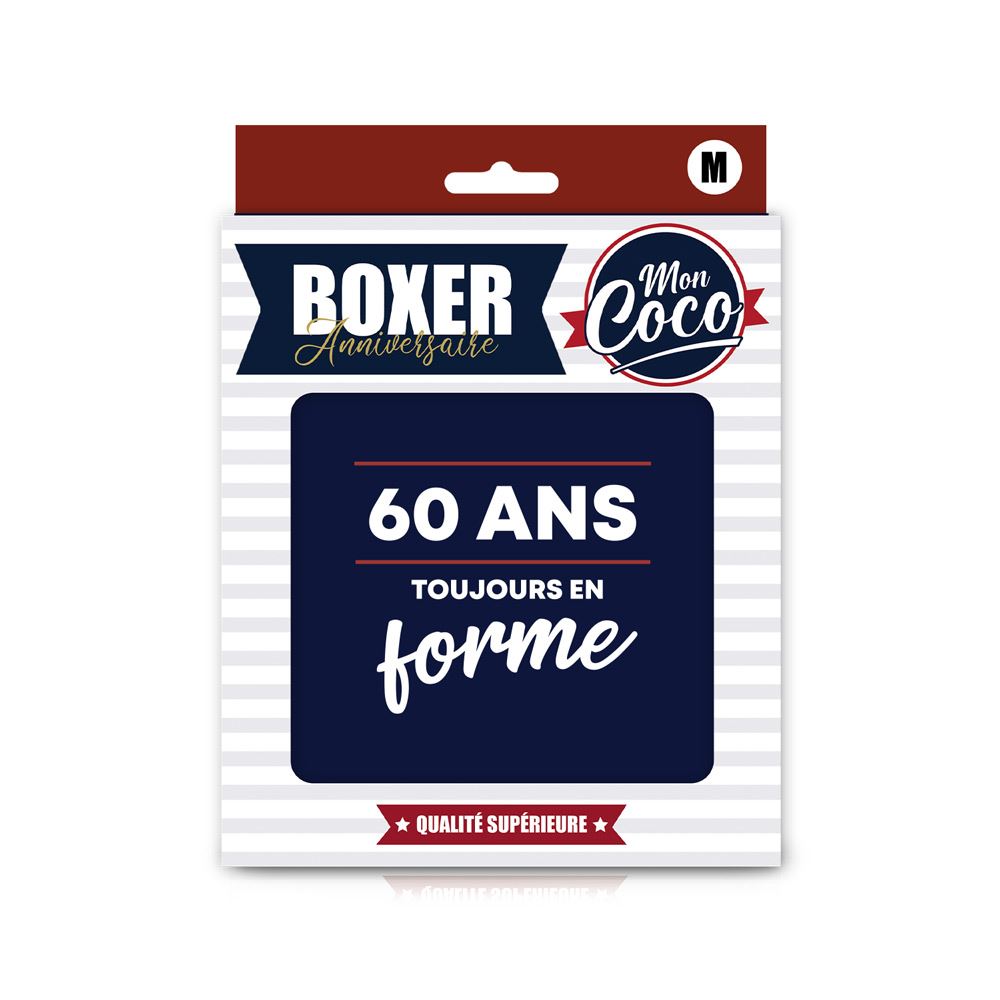 Boxer "60ans toujours en forme" m