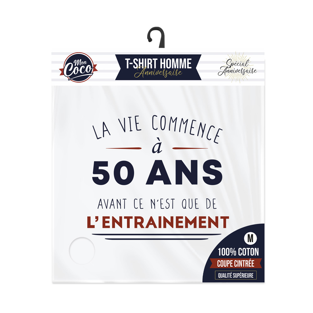 Tee shirt la vie commence a 60 ans hot sale