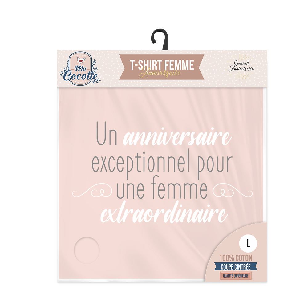 T-shirt femme "anniversaire..." l