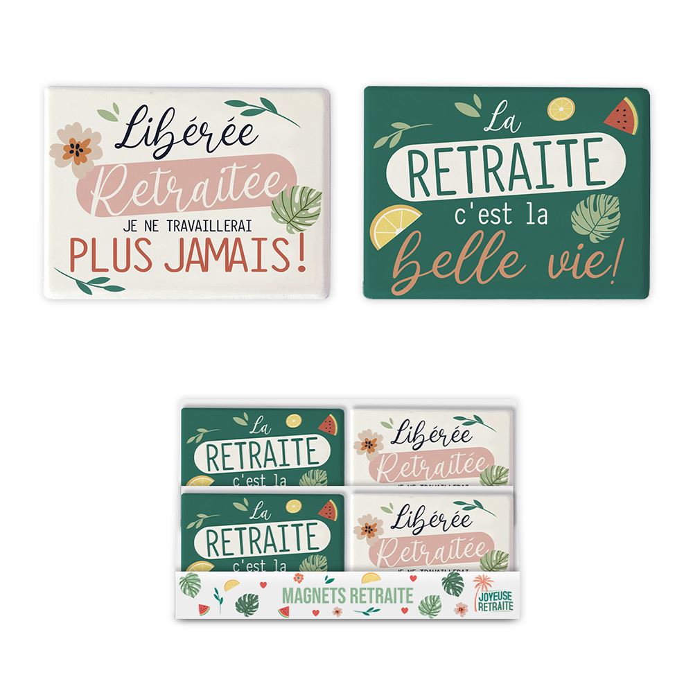 Magnet retraite 2mods /24pcs