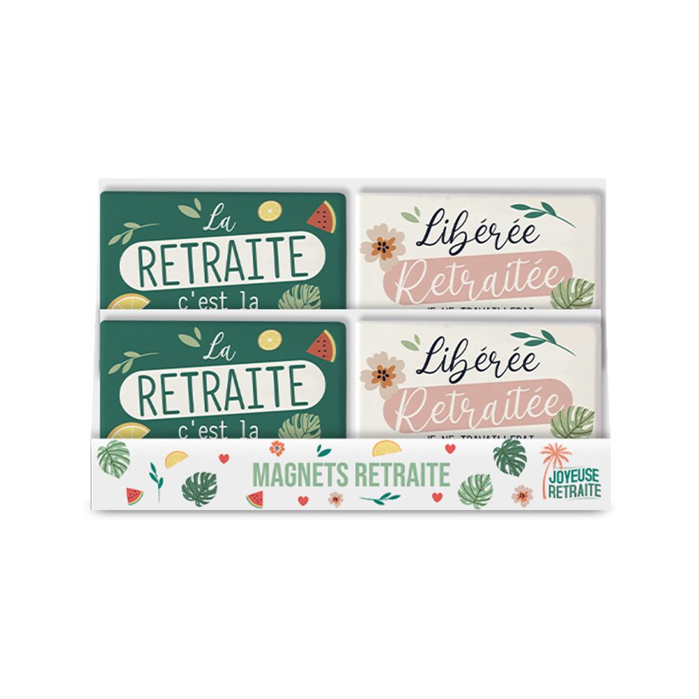 Magnet retraite 2mods /24pcs