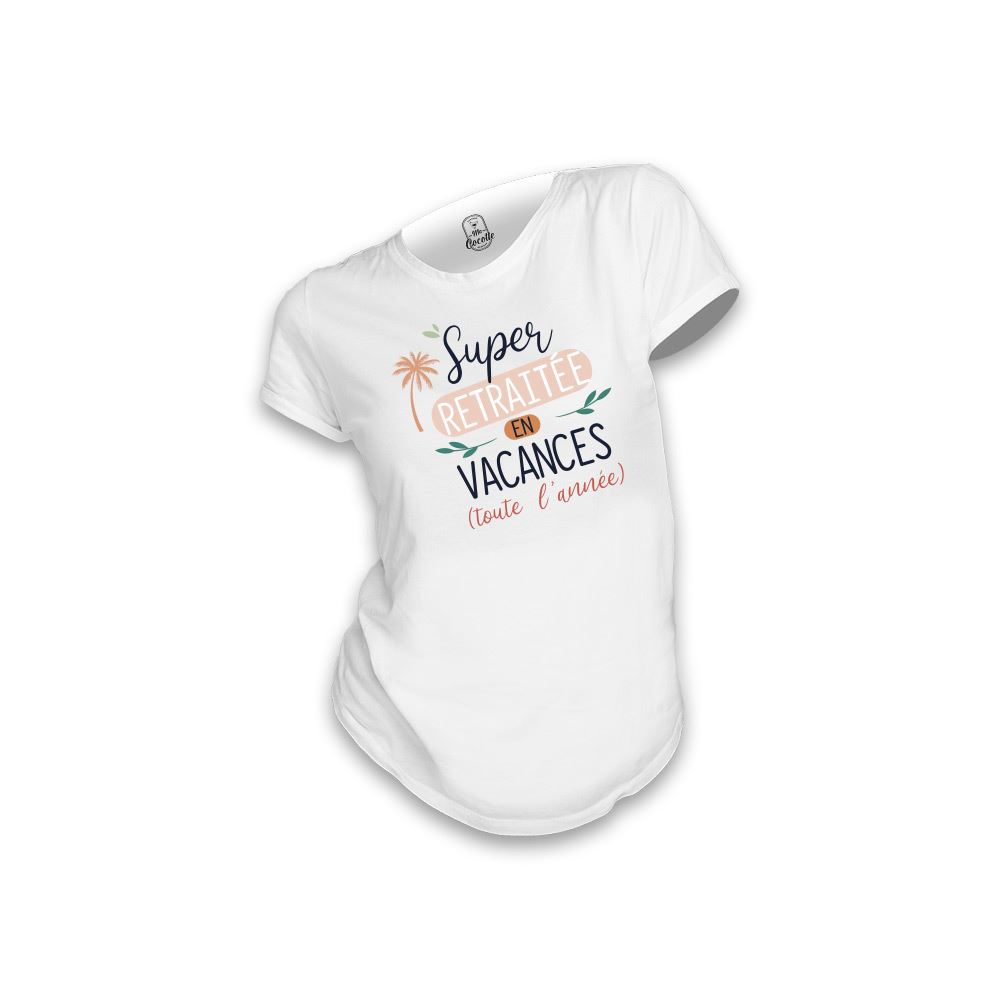 T shirt super retraitee m