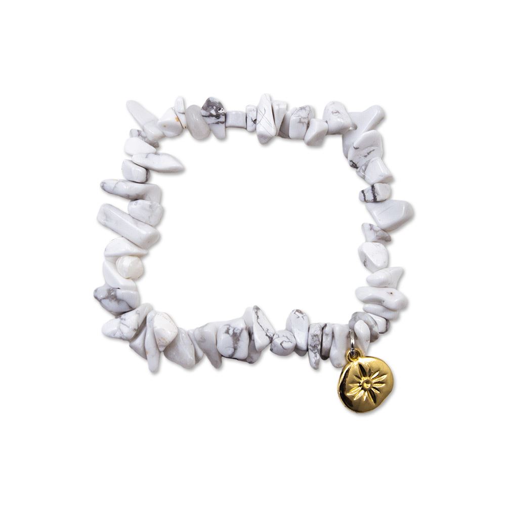 Bracelet baroque howlite