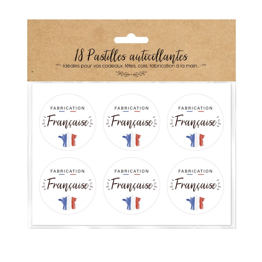 Sachet 18 pastilles "fabrication francaise"