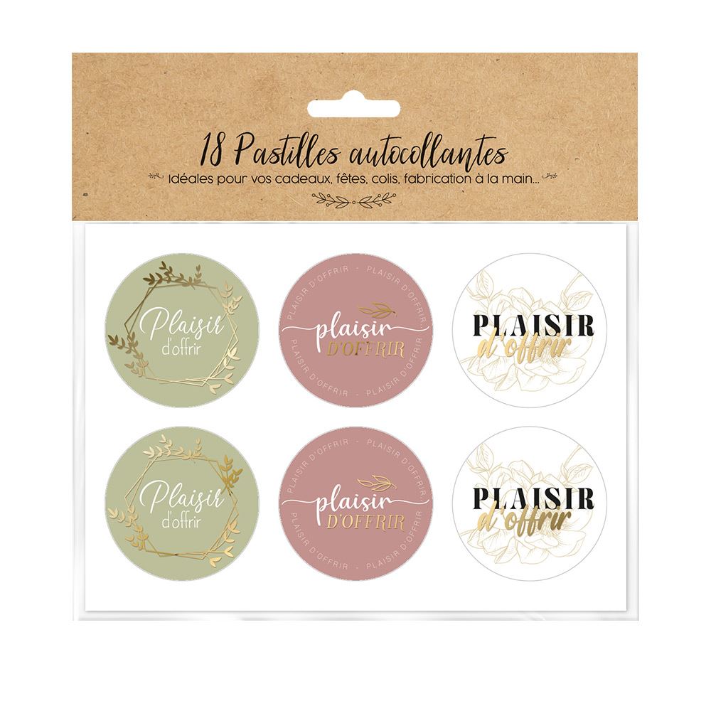 Sachet 18 pastilles "plaisir d offrir"