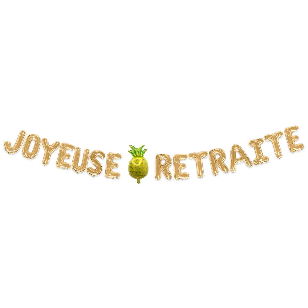 Guirlande mots "retraite"