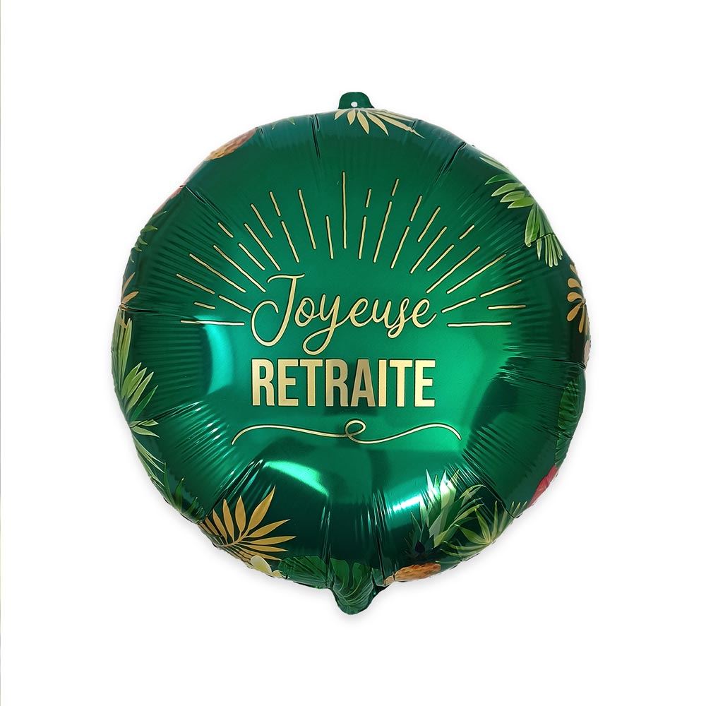 Ballon metal "joyeuse retraite"