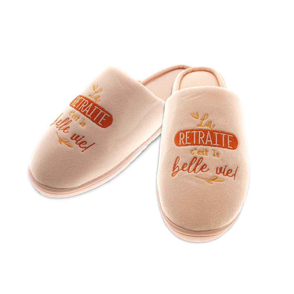 Pantoufles retraite femme 39-41