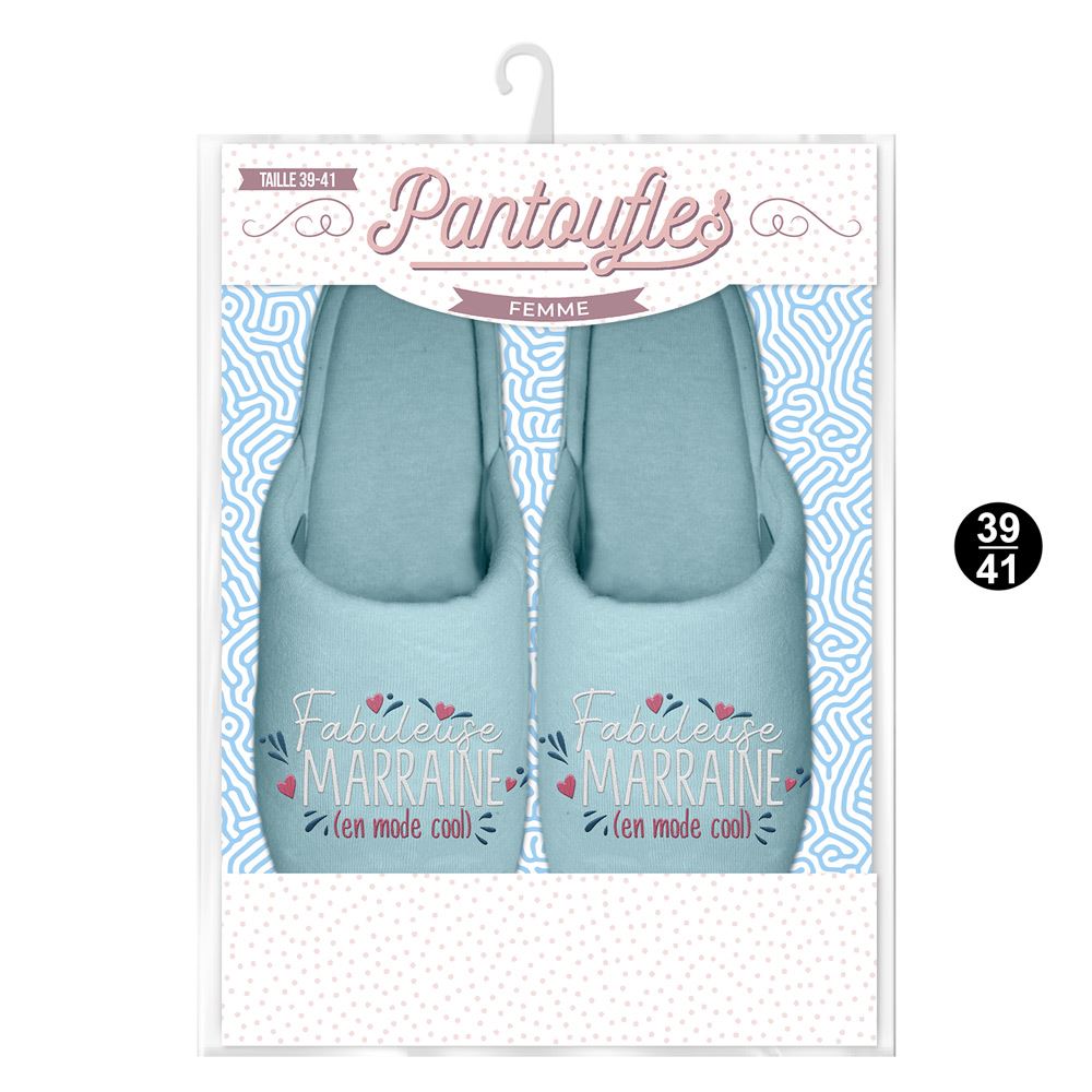 Pantoufles marraine 39-41