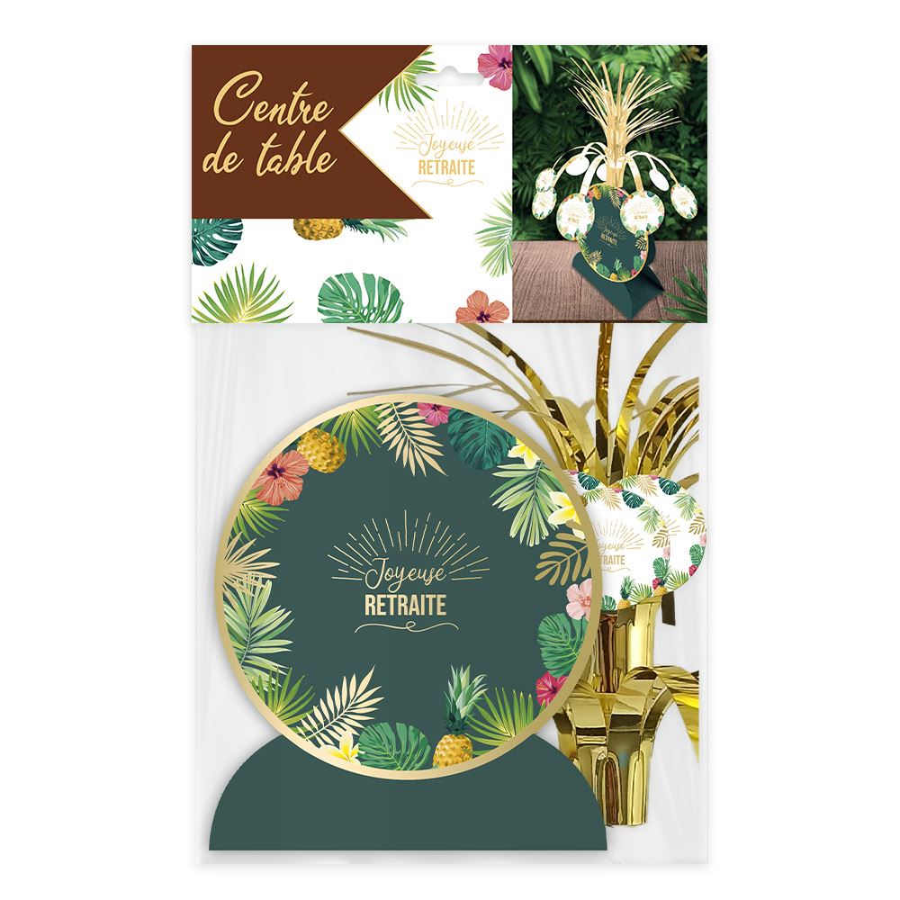 Centre de table "retraite"/