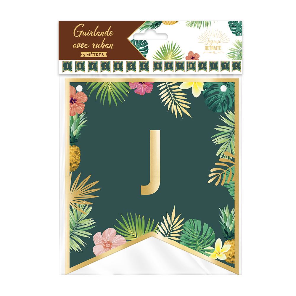 Guirlande "joyeuse retraite"