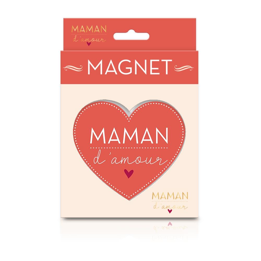 Magnet coeur "maman d amour"