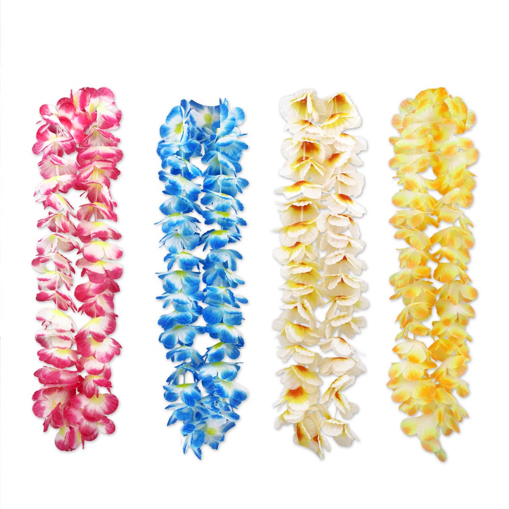 Collier fleurs 4mods /12pcs