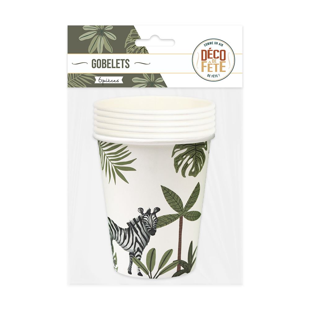 Pack 6 gobelets explorateur