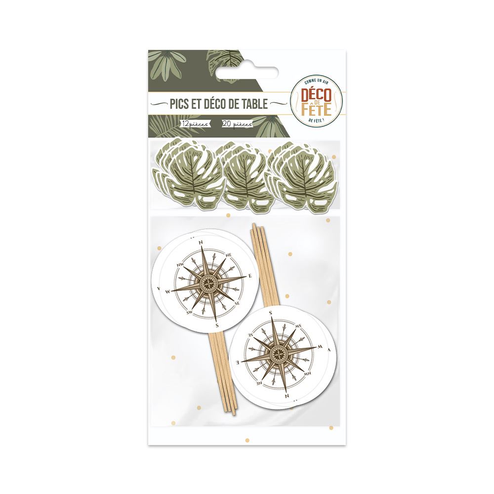 Pics deco explorateur tropical