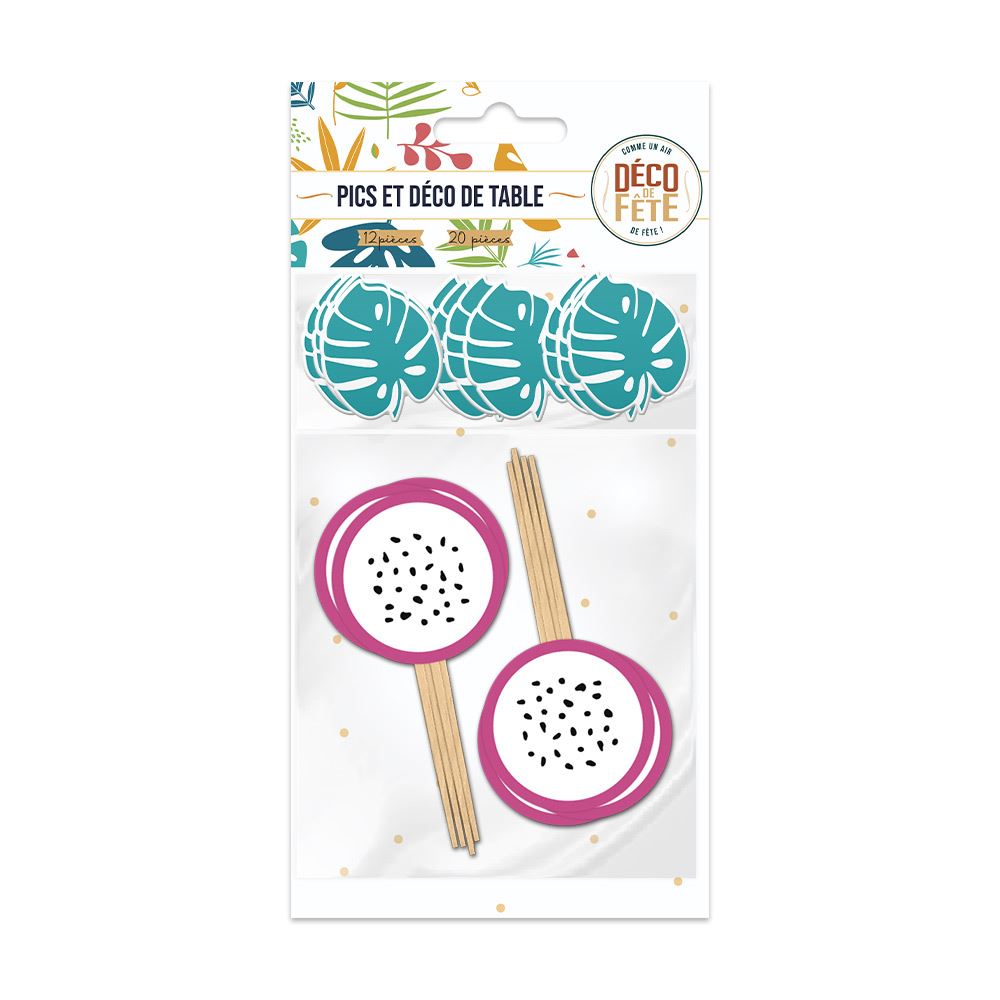 Pics deco fruits exotiques