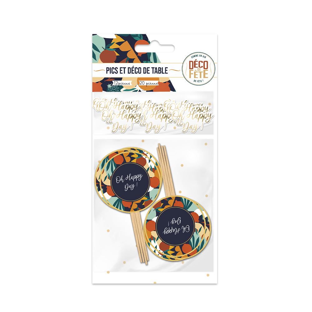 Pics deco "oh happy day"