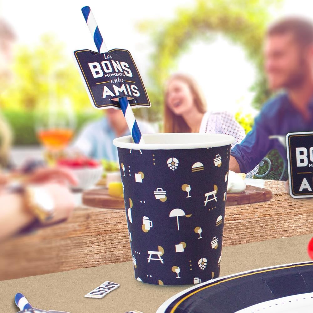 Rubrique Déco de Fête Jetable Les Bons MOMENTS entre AMIS
